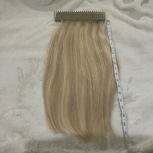 Blonde Clip in Human Hair